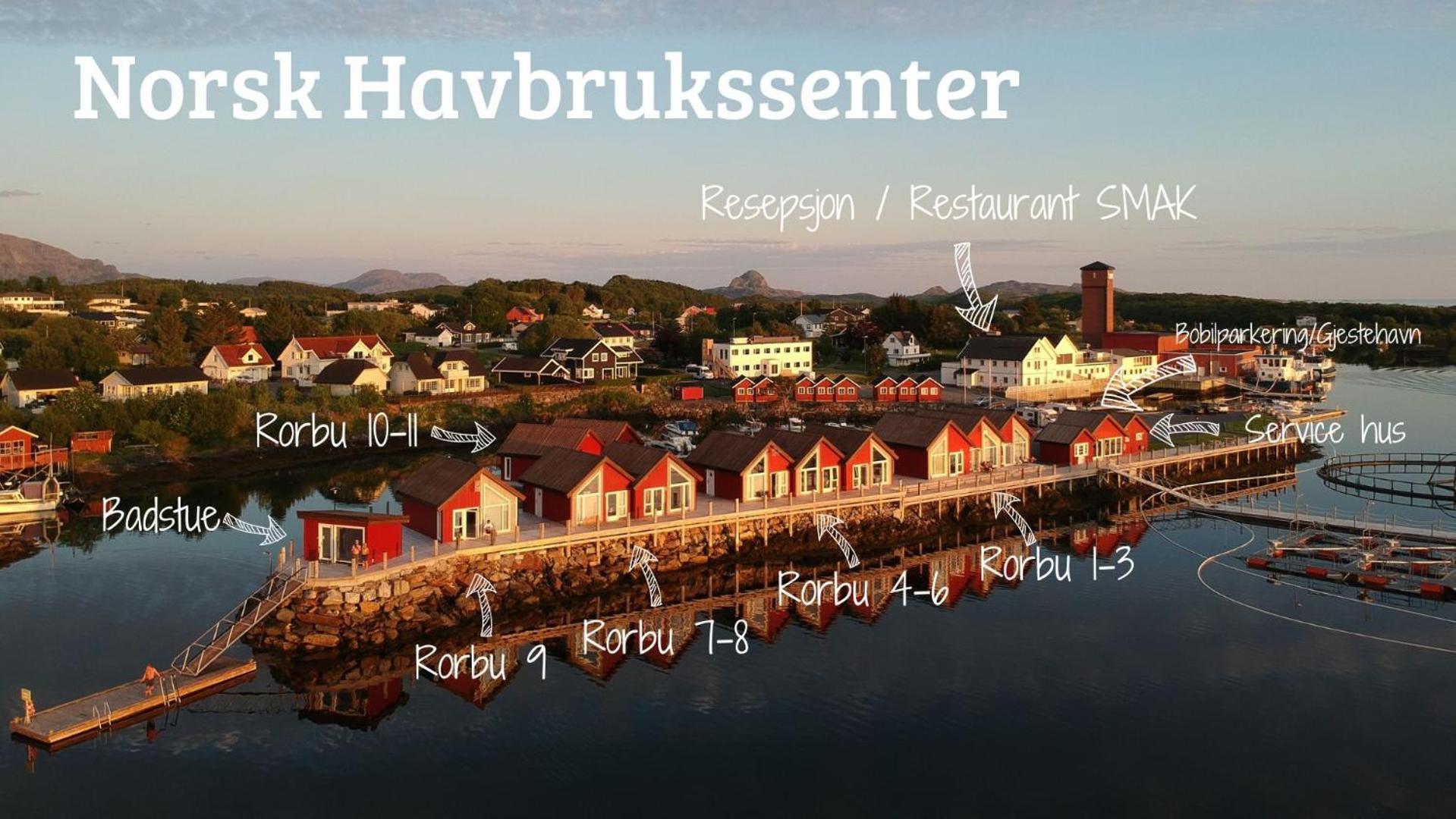 Norsk Havbrukssenter - Rorbuer Otel Bronnoysund Dış mekan fotoğraf